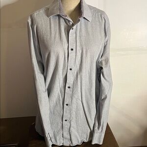 Daniel Hechter soft dress shirt cotton button down large
